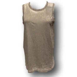 Chaser Grey Burn-Out Tank Top M